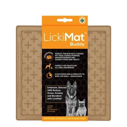LICKI MAT - BUDDY COFFEE DOG