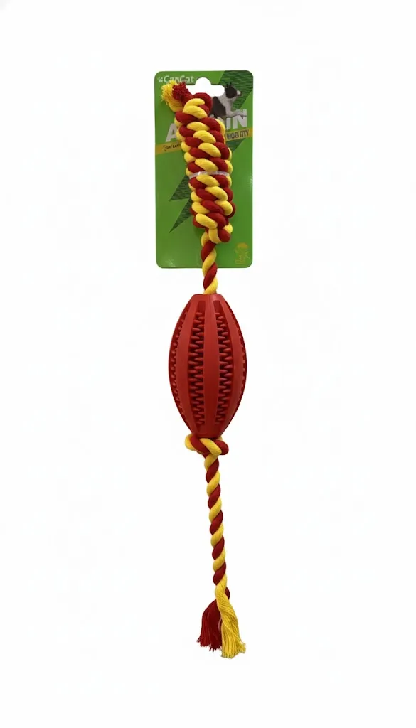 [5115] CANCAT - ACTION PELOTA DE BASEBALL CON MANIJA DE SOGA