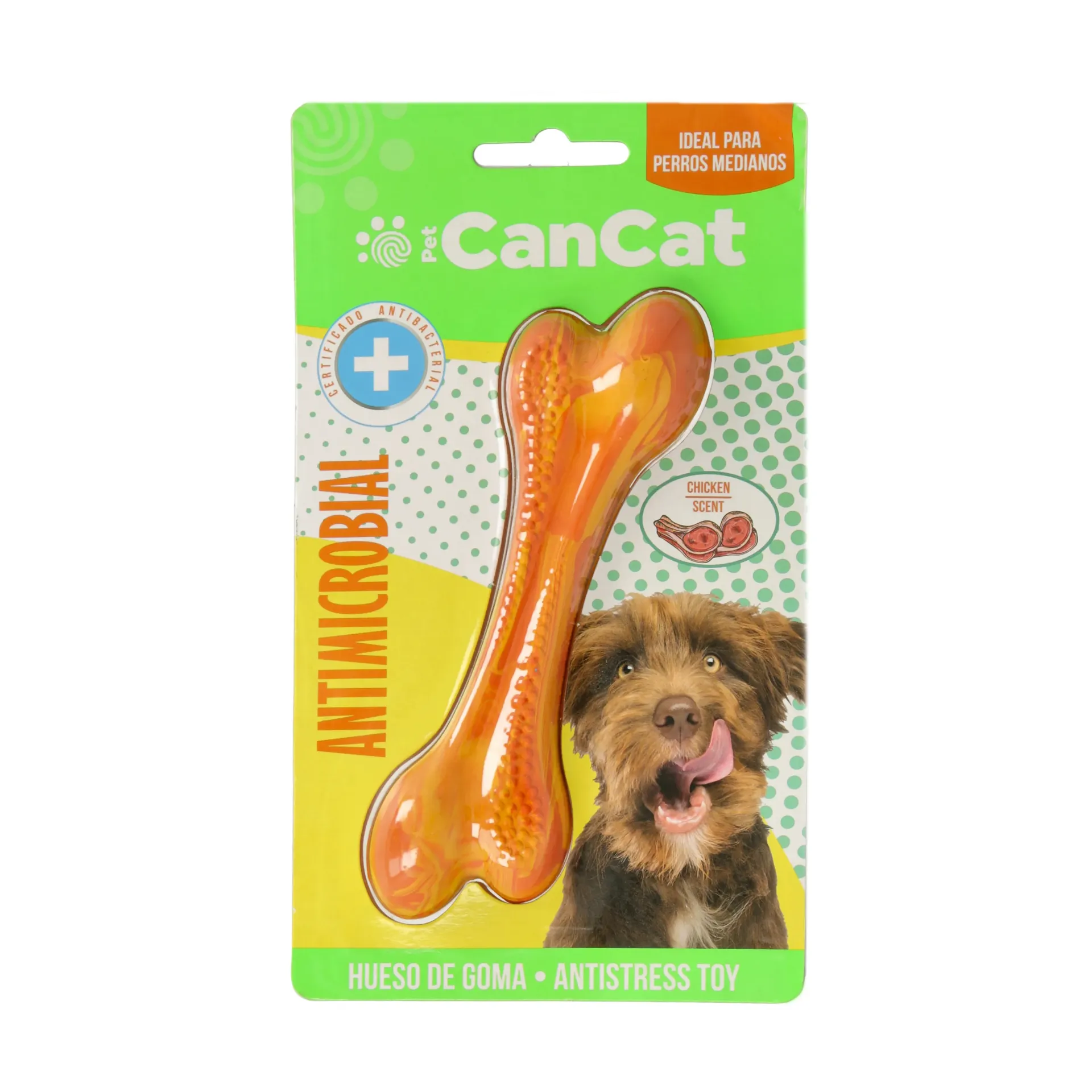 CANCAT - HUESO ANTIMICROBIAL POLLO 10CM