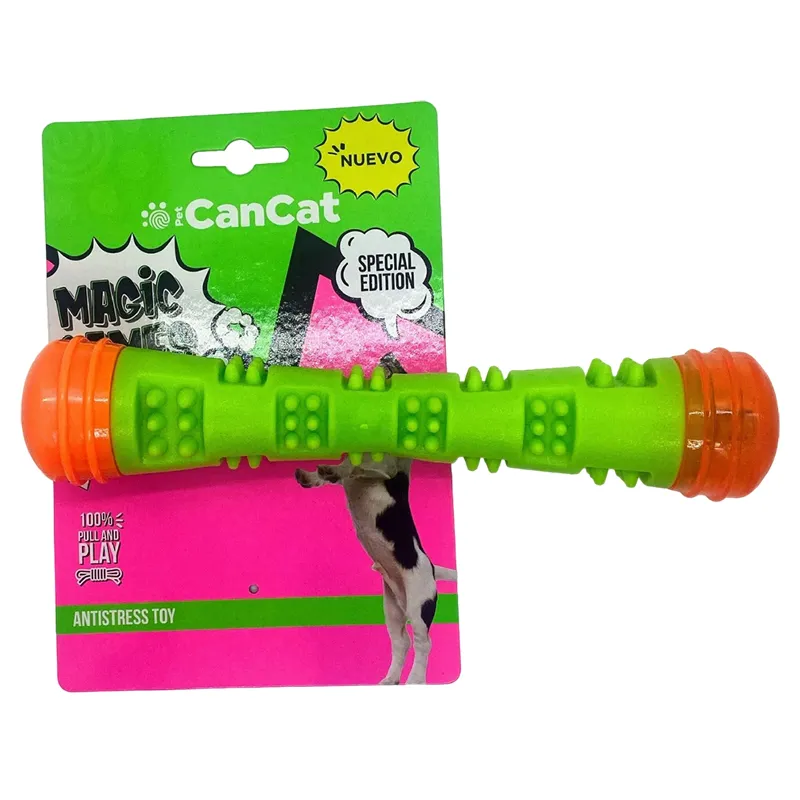 CANCAT - VARITA MAGICA C/LUZ (VERDE/NARANJA)