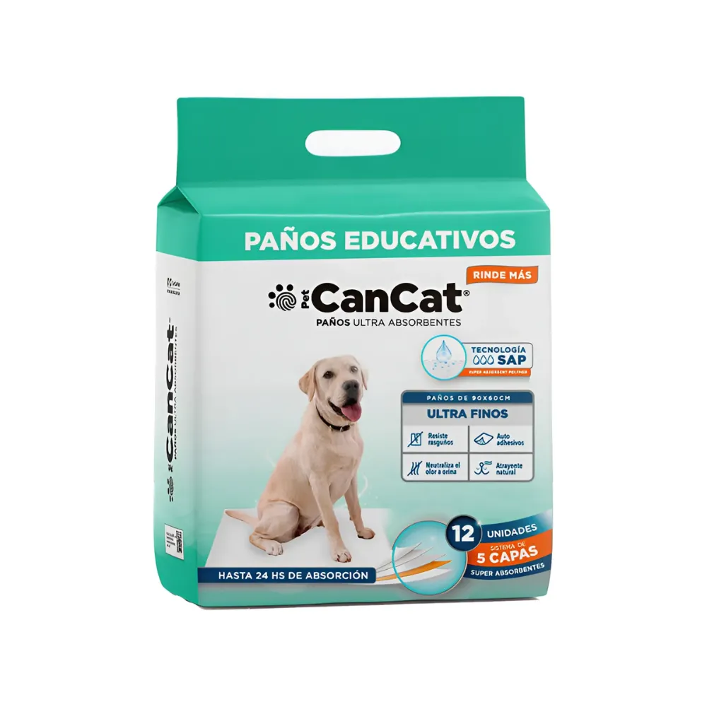 CANCAT - PAÑOS PREMIUN 12 UNIDADES  60X90CM