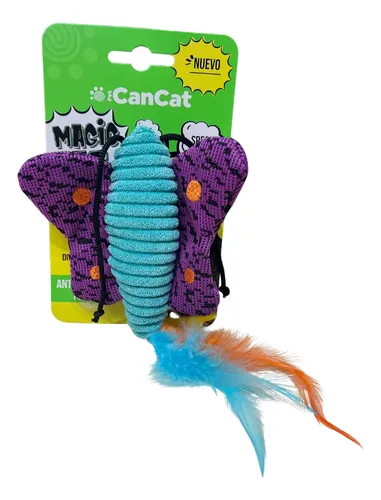 CANCAT - MARIPOSA CON PLUMA 11X11CM