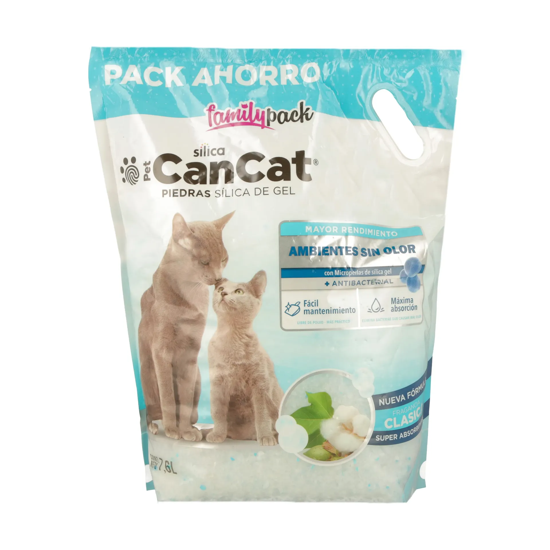 CANCAT - PIEDRA SILICA CLASICA FAMILY PACK 7.6L