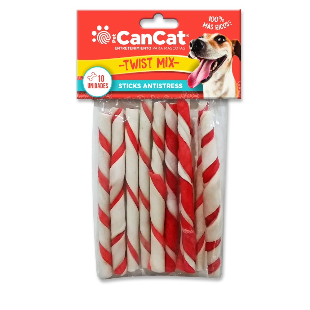 CANCAT - TWIST DE 5 RIBBON BICOLOR 10 UNIDADES