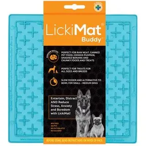 LICKI MAT - SOOTHER TURQUOISE CAT
