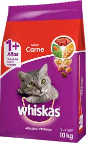 WHISKAS - ADULTO CARNE 10KG