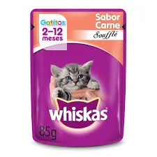 WHISKAS - GATITOS POUCH SOUFFLE 85GR