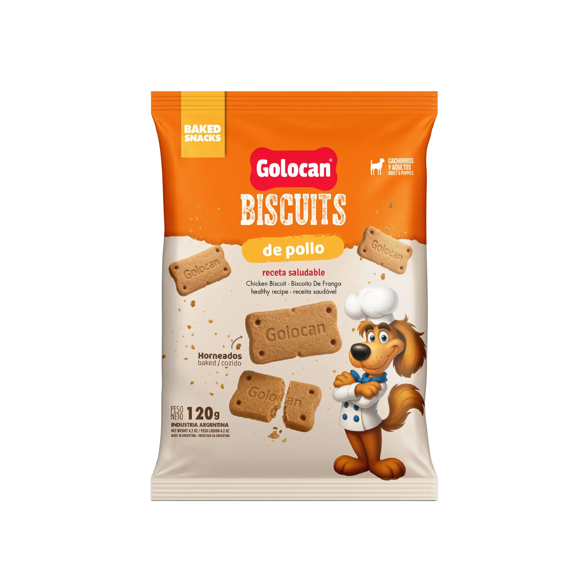 GOLOCAN - BISCUITS DE POLLO 120GR