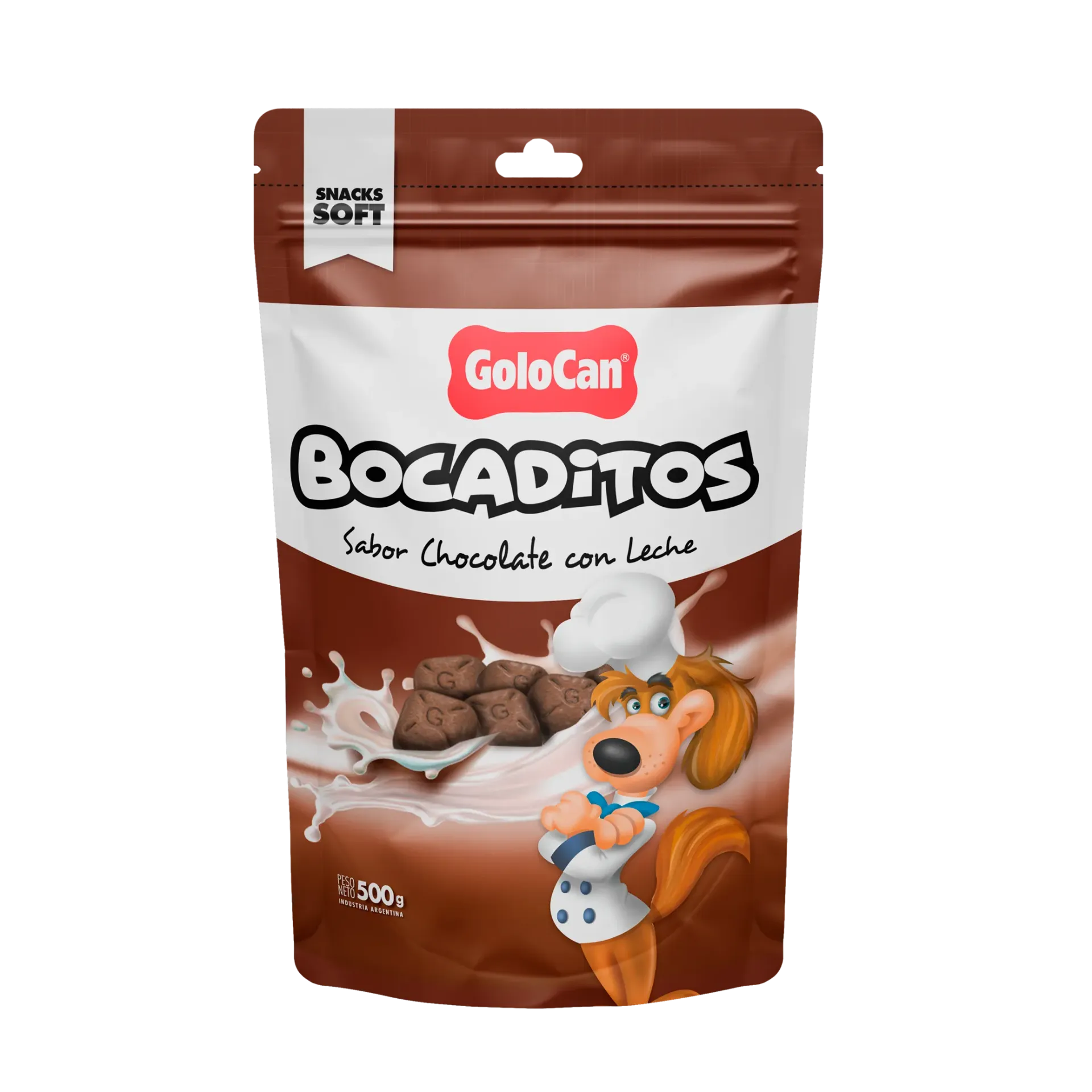 [360-D] GOLOCAN - BOCADITOS CHOCOLATE C/LECHE x 500 GR