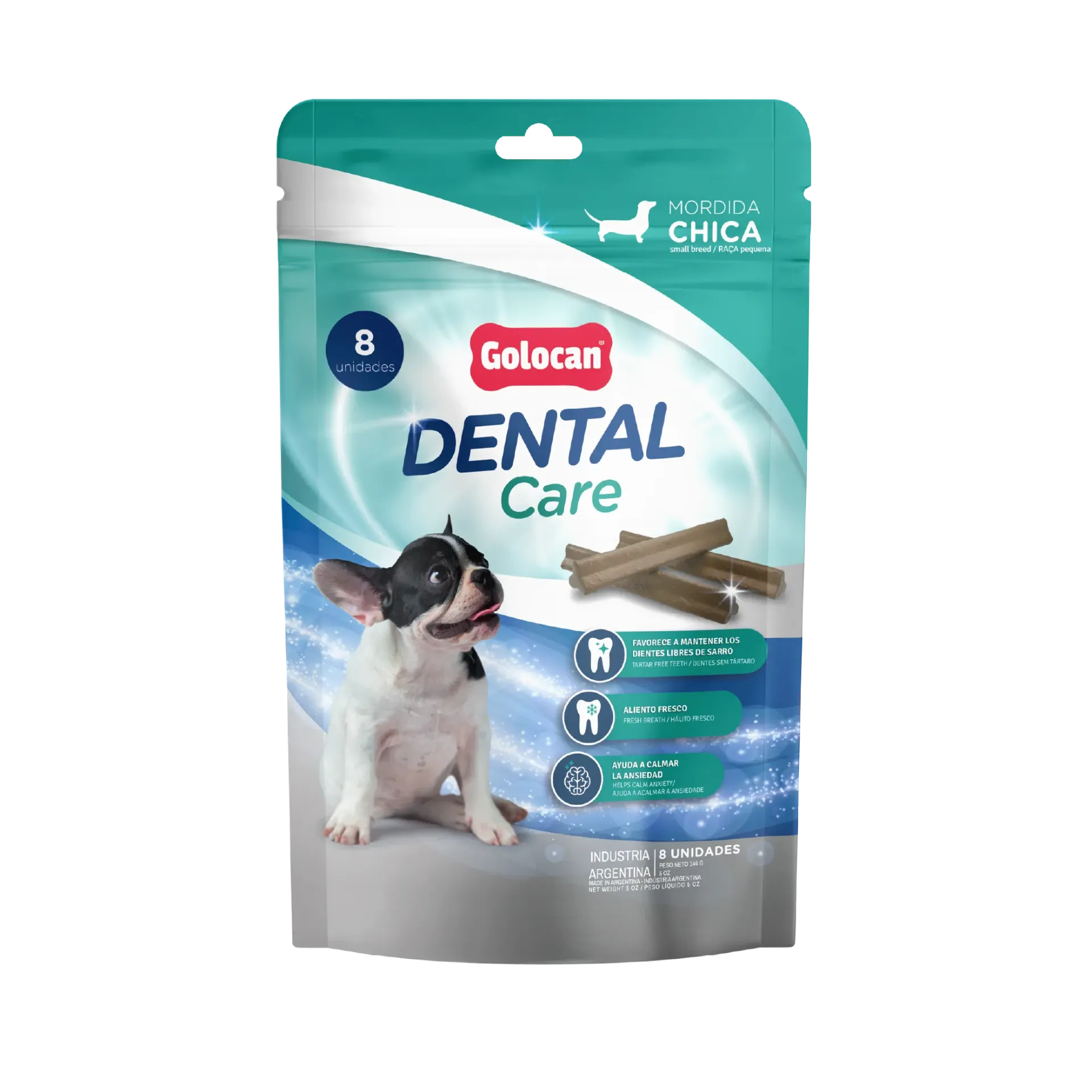 GOLOCAN - DENTAL CARE MORDIDA PEQUEÑA 144GR