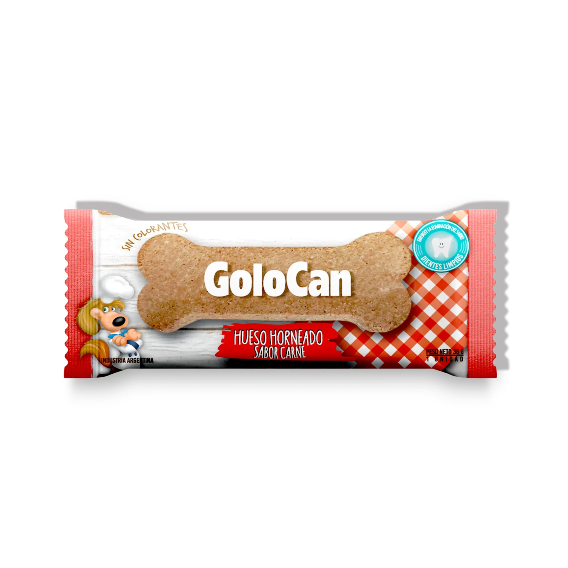GOLOCAN - HUESO HORNEADO SABOR CARNE 38GR