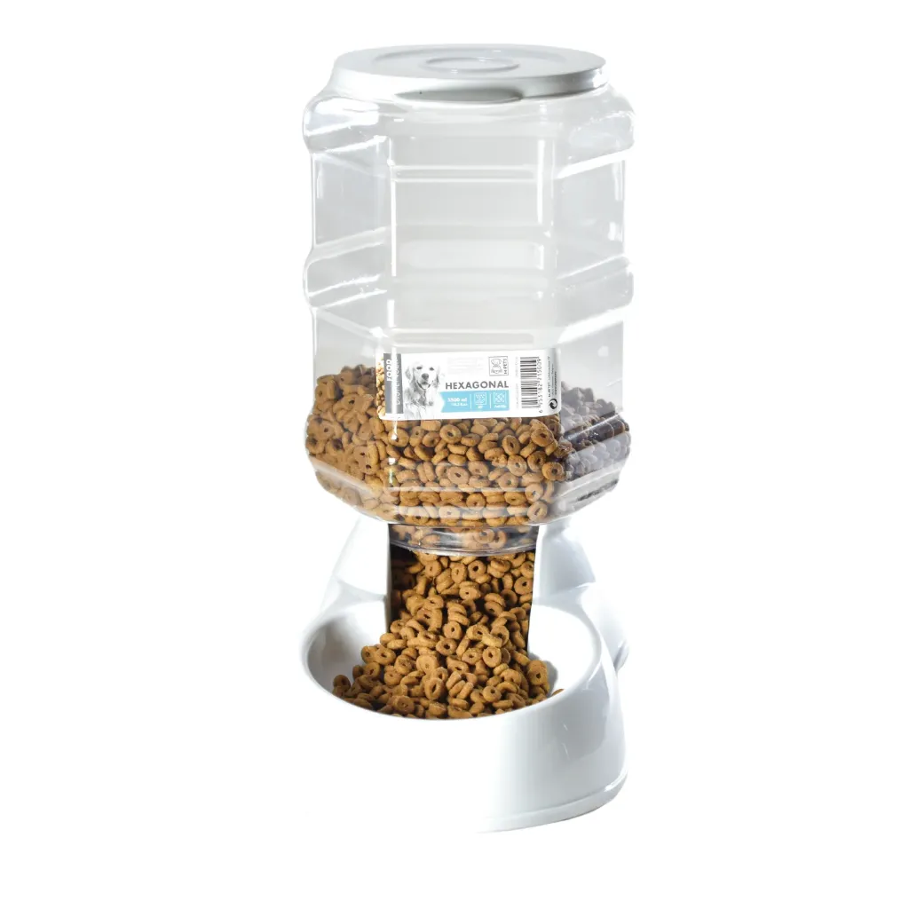 M-PETS - HEXAGONAL FOOD DISPENSER 3.5KG