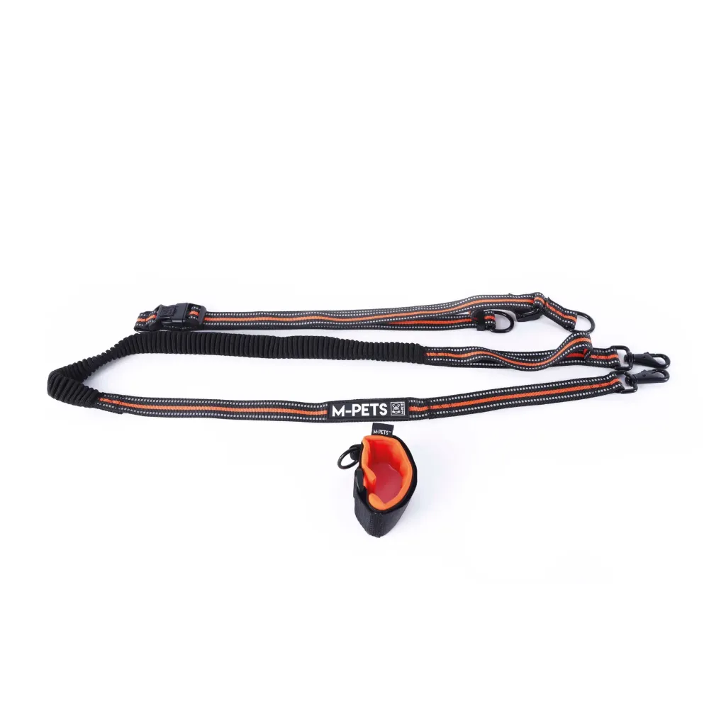M-PETS - HIKING RUNNING SET NARANJA Y NEGRO