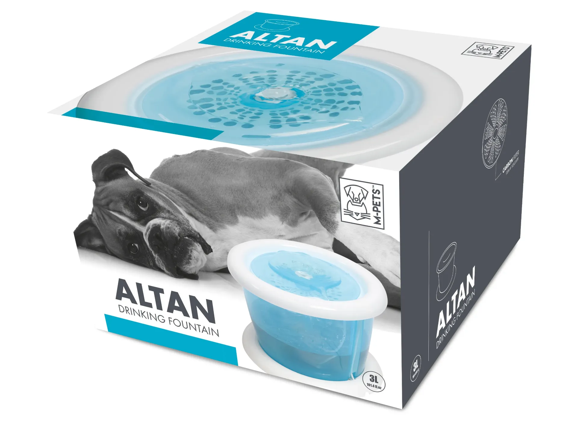 M-PETS ALTAN DRINKING FOUNTAIN 3000ML