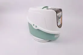 M-PETS - ECO TIMA CAT LITTER BOX VERDE Y BLANCO