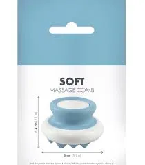 M-PETS - SOFT MASSAGE COMB AZUL