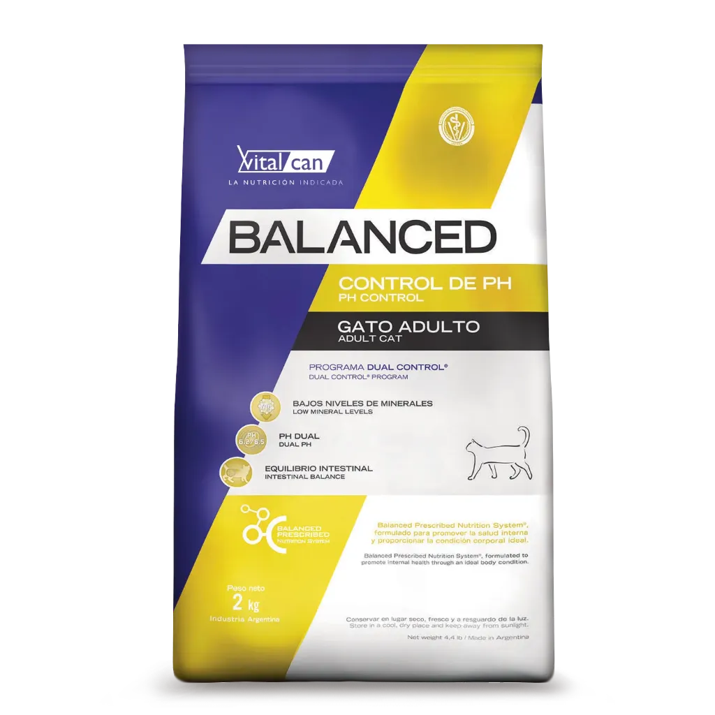 BALANCED - GATO CONTROL PH ALL AGES x 2KG