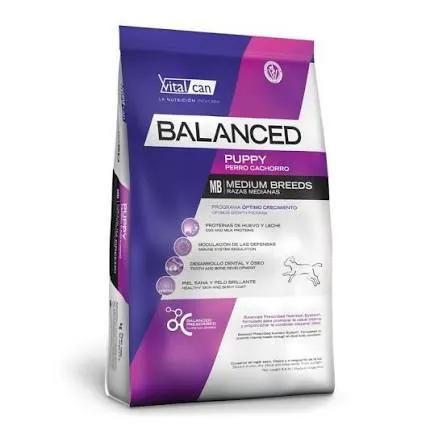 BALANCED - PERRO CACHORRO RAZA MEDIANA 20KG