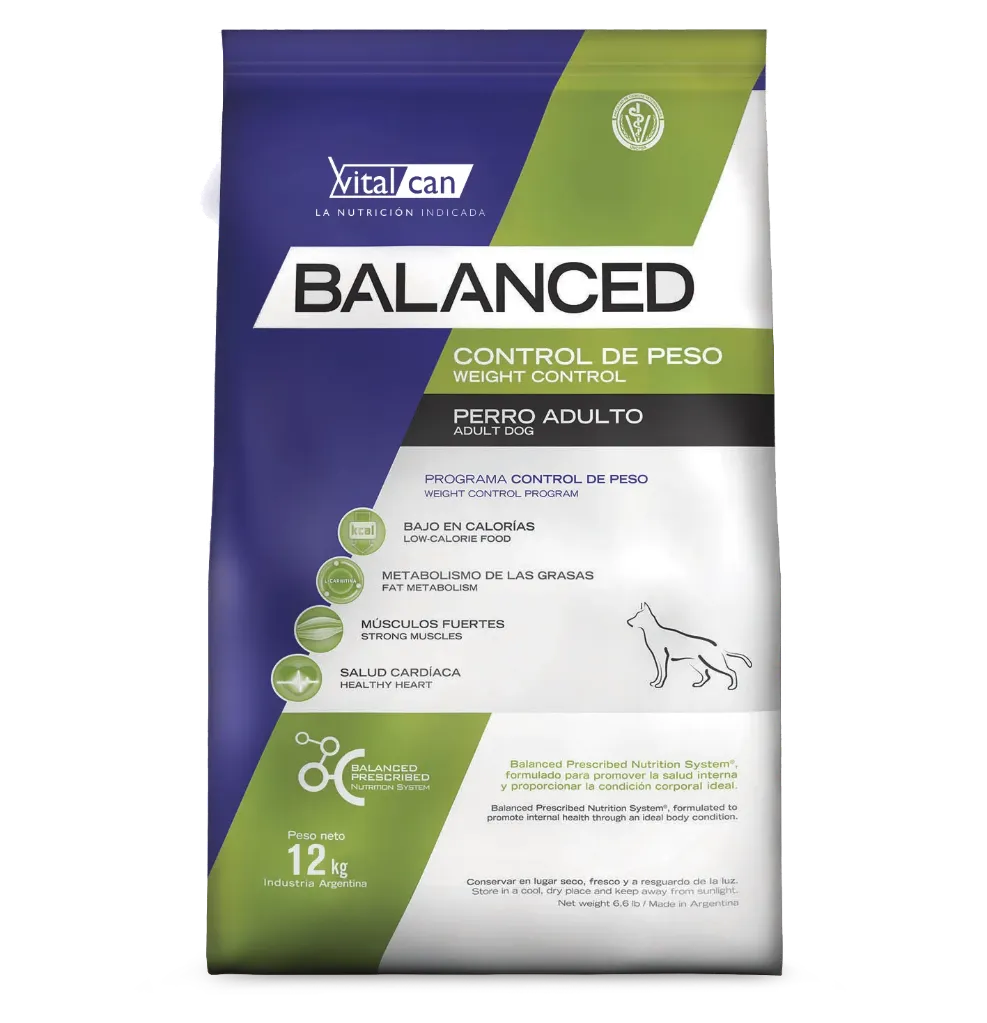 BALANCED - PERRO CONTROL PESO ALLAGES 12KG