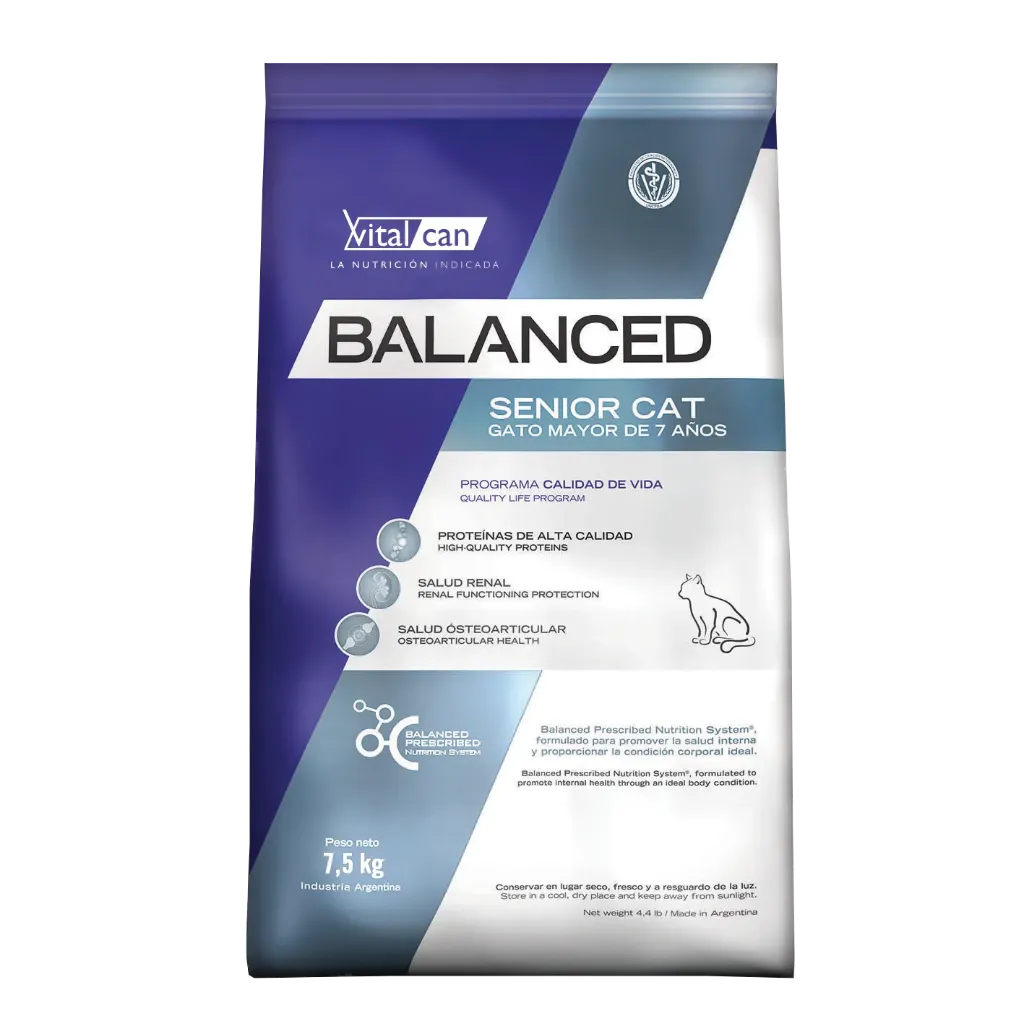 BALANCED - SENIOR CAT 7.5KG