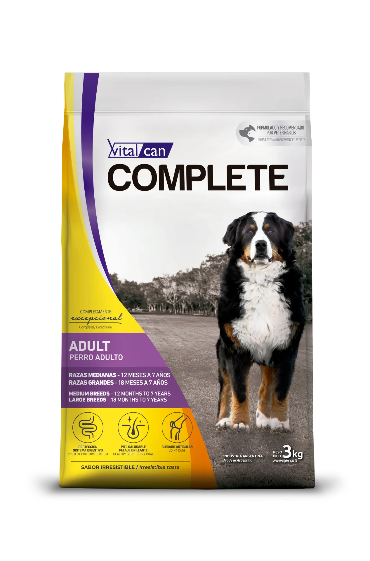 [132132] COMPLETE - PERRO ADULTO RAZA MEDIANA Y GRANDE 3KG