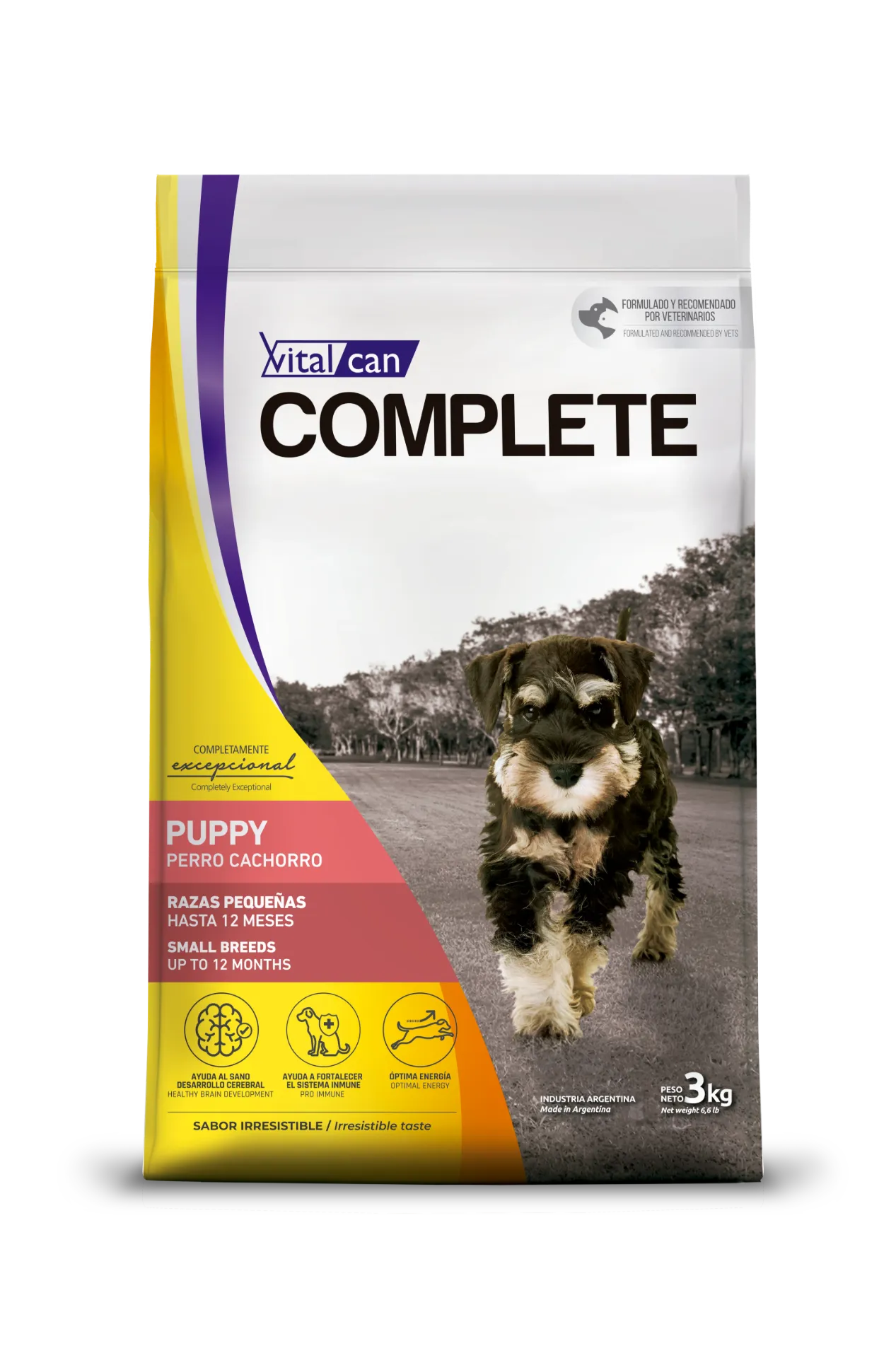 COMPLETE - PERRO CACHORRO RAZA PEQUEÑA 3KG