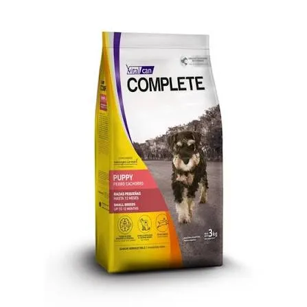 COMPLETE - PERRO CACHORRO RAZA PEQUEÑA 3KG