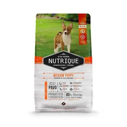 NUTRIQUE - CACHORRO MEDIUM 12KG