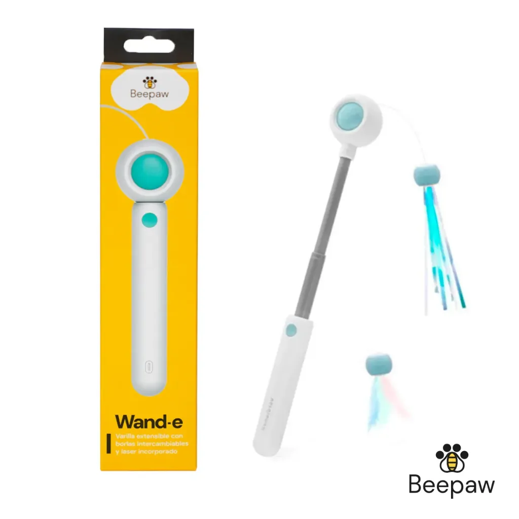[11032] BEEPAW -  VARITA EXTENSIBLE WAND-E  C/LASER (AZUL)