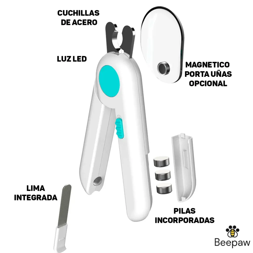 BEEPAW - CORTADOR DE UÑAS SHARP E-CELESTE
