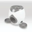 BEEPAW - JUGUETE GRIS INTERACTIVO DISPENSADOR DE ALIMENTO SNACK-E