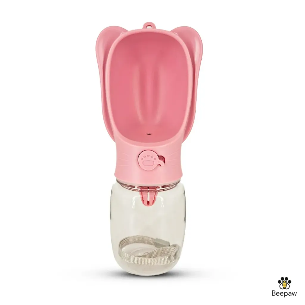 BEEPAW - BOTELLA ROSA CON OREJAS DISPENSADORA DE AGUA