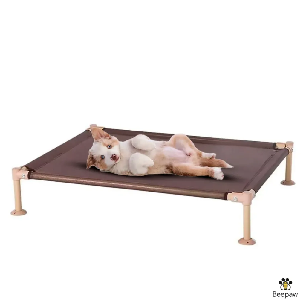 BEEPAW - CAMA EN ALTURA MALLADA PARA PERROS 76X60X18