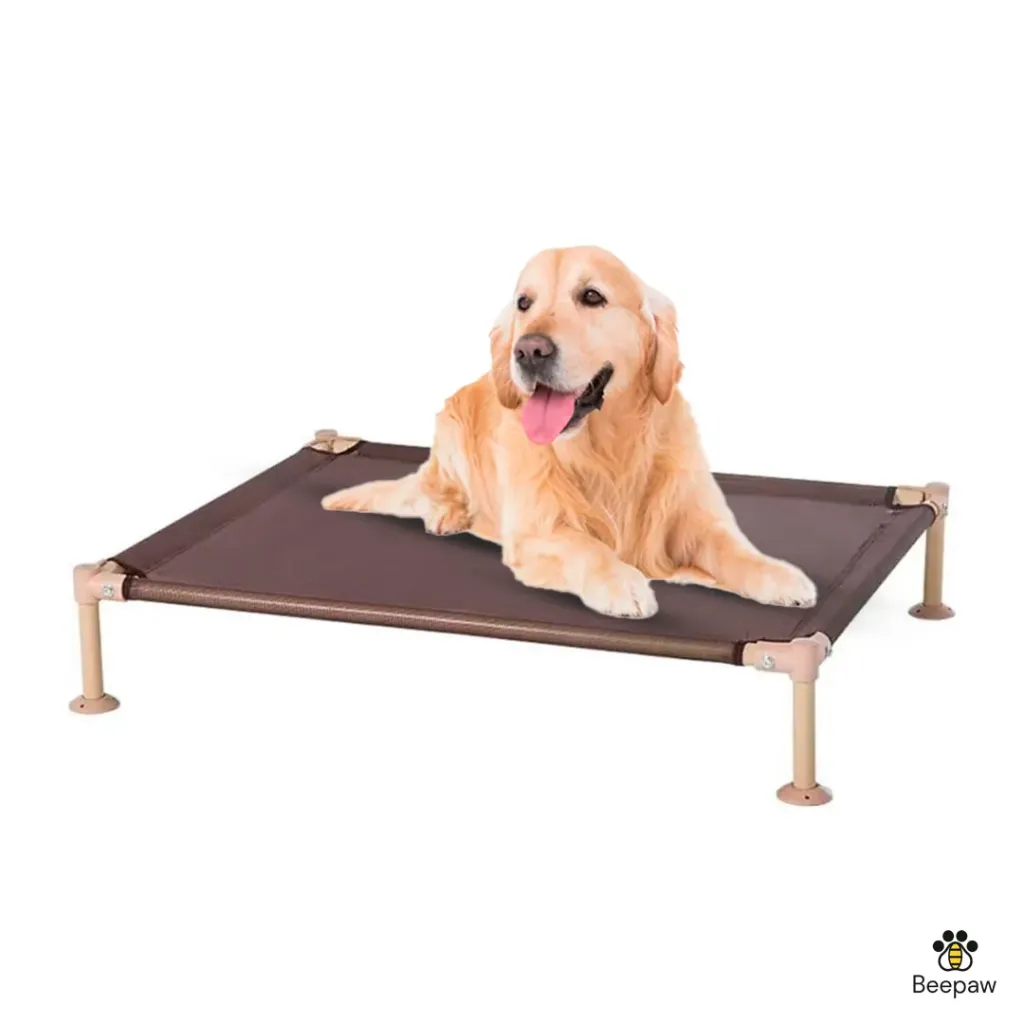 BEEPAW - CAMA EN ALTURA MALLADA PARA PERROS 90X71X18