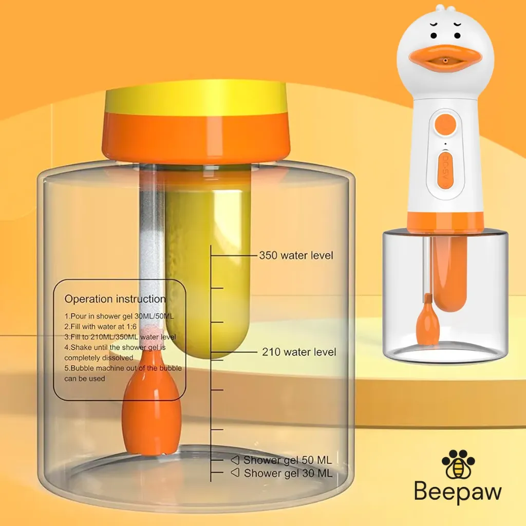 BEEPAW - MAQUINA DE ESPUMA  PARA ASEO BLANCA BUBBL-E