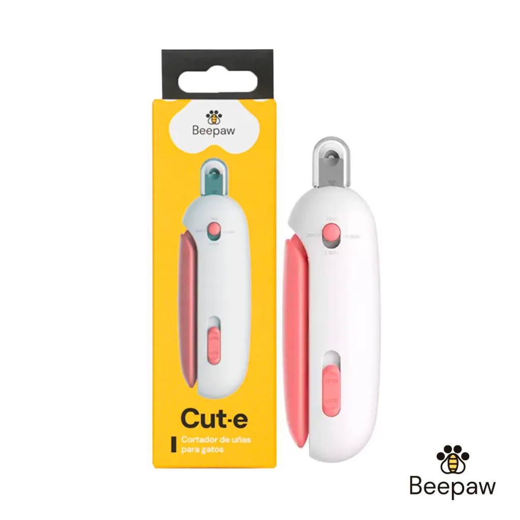 BEEPAW - CORTADOR DE UÑAS ROSA CUT-E