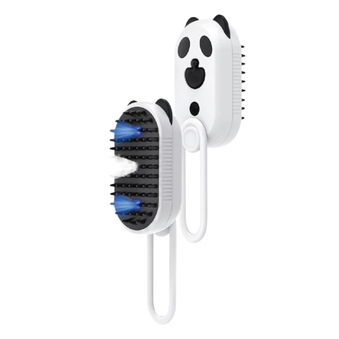 BEEPAW - CEPILLO UV CON VAPOR PANDA BLANCO