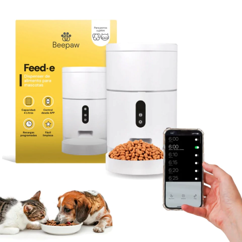 BEEPAW - COMEDERO INTERACTIVO FEDD-E S/CAMARA BLANCO