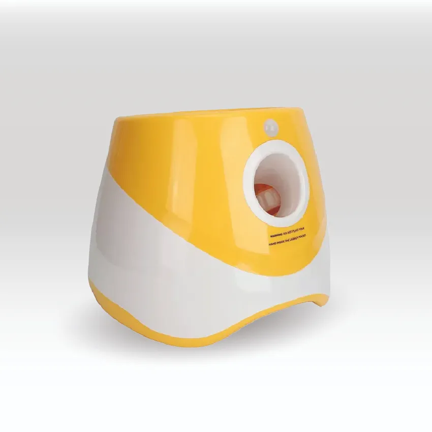 BEEPAW - JUGUETE NARANJA LANZA PELOTA INTERACTIVO SHOOT-E
