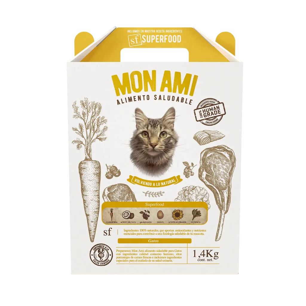 [H04002] MON AMI - SUPERFOOD GATO x 1.4KG