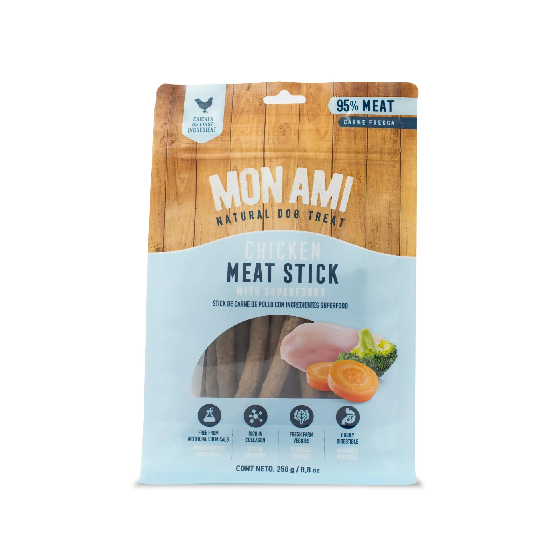 [S05014] MON AMI - MEAT STICK CHICKEN 250GRS