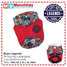 MANCHITAS - BUZO LEGENDS XS