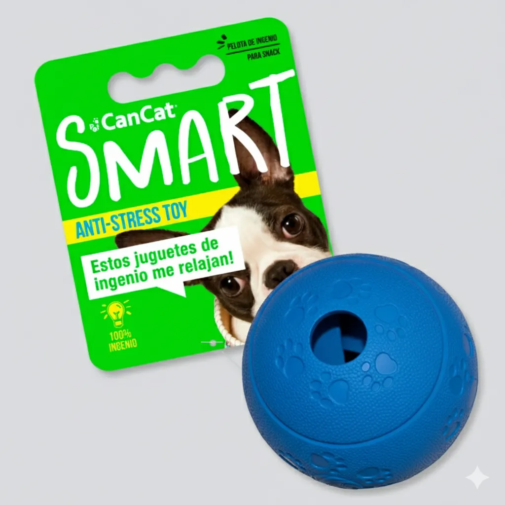 CANCAT - SMART PELOTA CONTENEDORA DE ALIMENTO CHICA