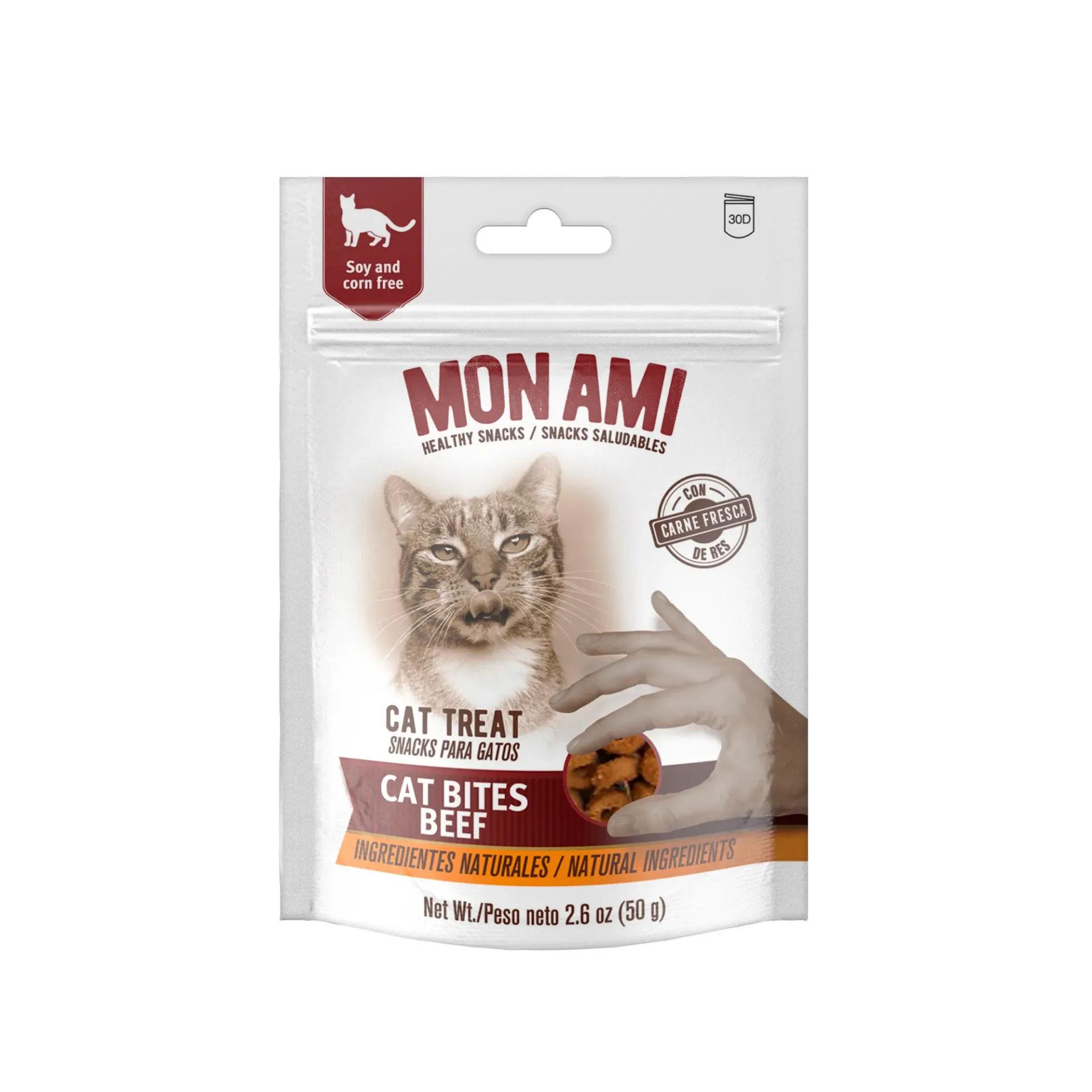 MON AMI - SNACK GATO BEEF 50GR