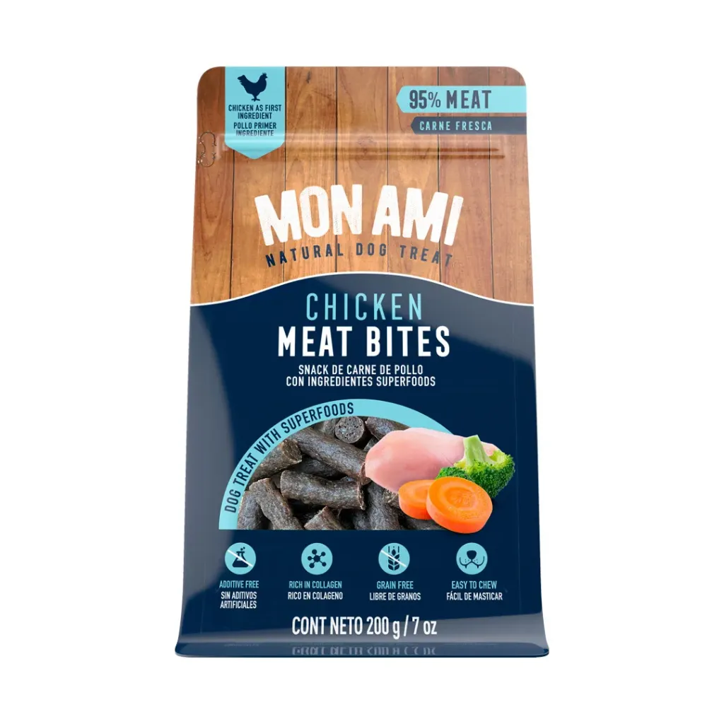 MON AMI - MEAT BITES CHICKEN X 200 GR