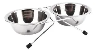 MILLEX - COMEDERO ACERO INOXIDABLE DOBLE 21CM