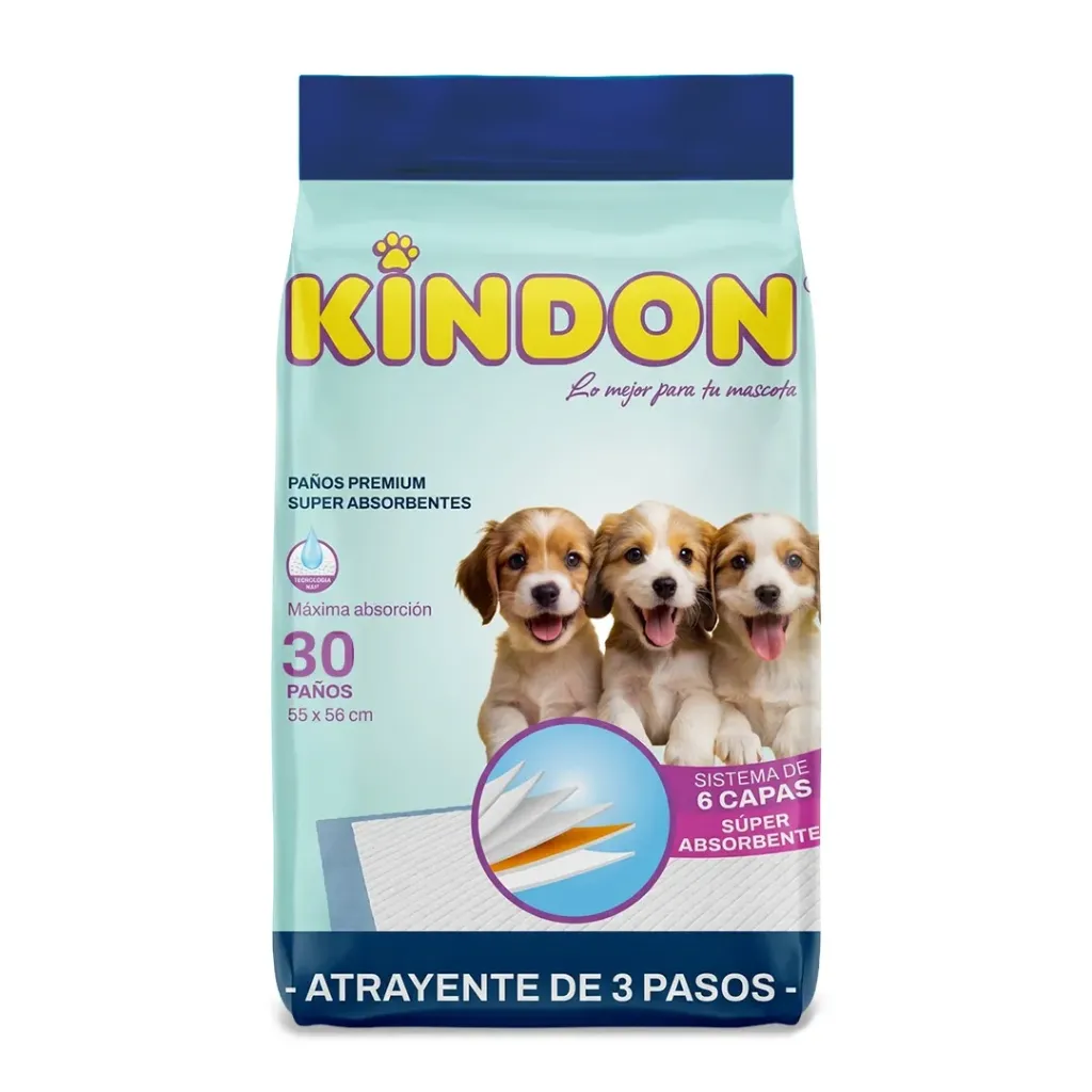 KINDON - PAÑOS PREMIUM 30 UNIDADES MEDIDAS 55X56 CM