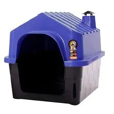ECOPLASTIC - CUCHA CASA DE PERRO  AZUL N°4
