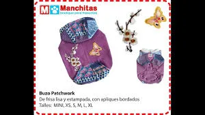 MANCHITAS - BUZO PATCHWORK XS