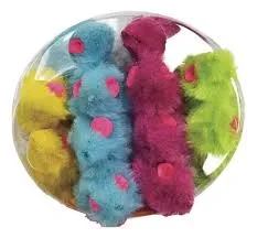 CANCAT - PELOTAS MULTICOLOR 12 UNIDADES CON CATNIP